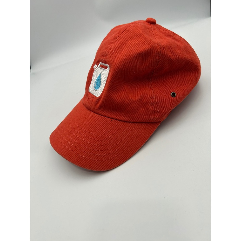 World Vision Red Baseball Cap Water Jug Logo Adjustable Strapback Hat